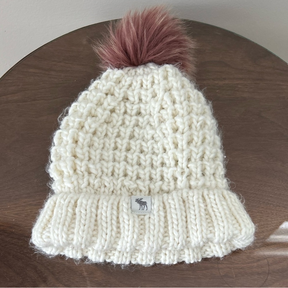Abercrombie Kids Cream Knit Headband